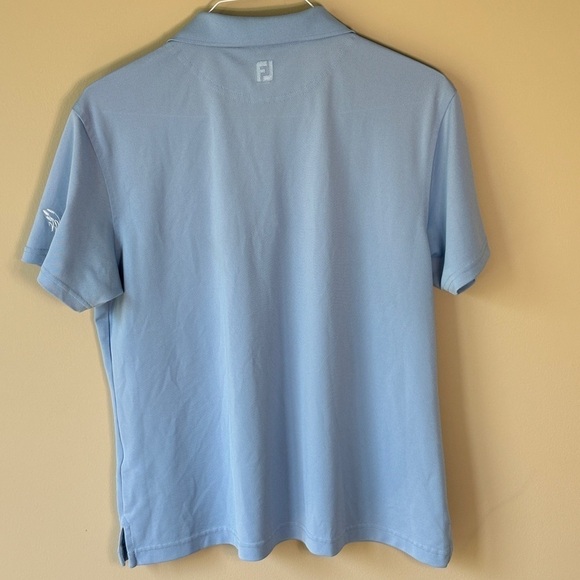 Foot Joy Golf Polo Carolina Blue Women’s Size XL - Picture 2 of 7
